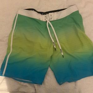 Brand: American Eagle Outfitters, size: mens large, color: green yellow blue